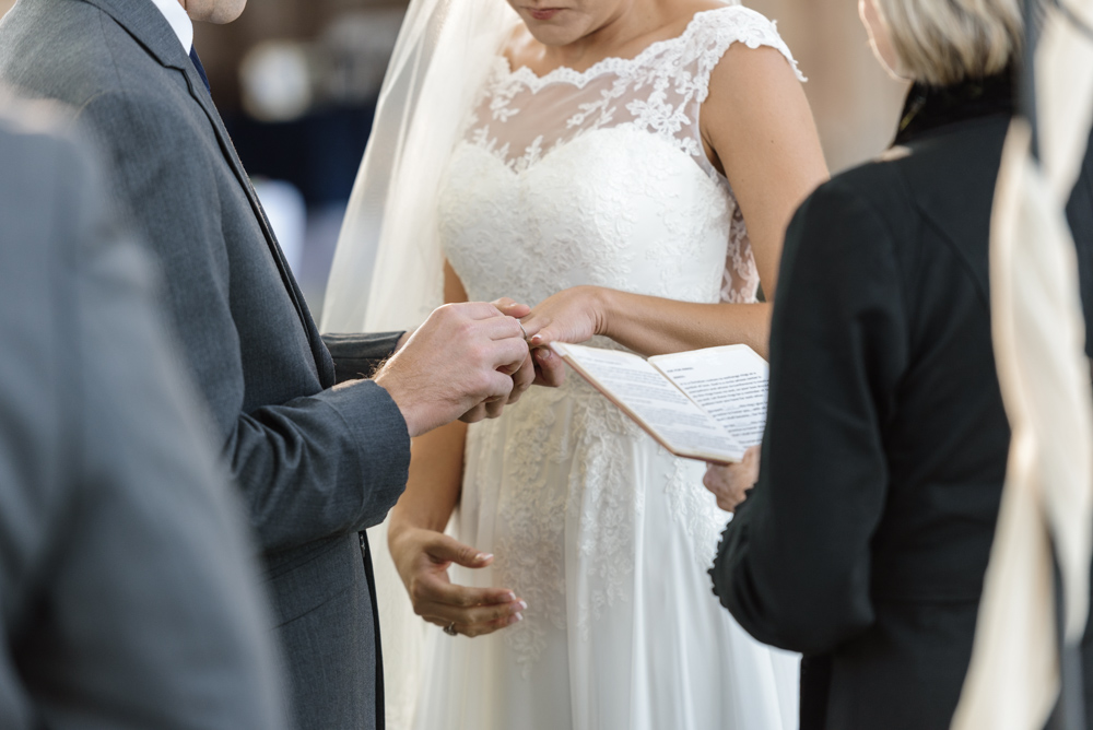 exchanging vows birmingham wedding