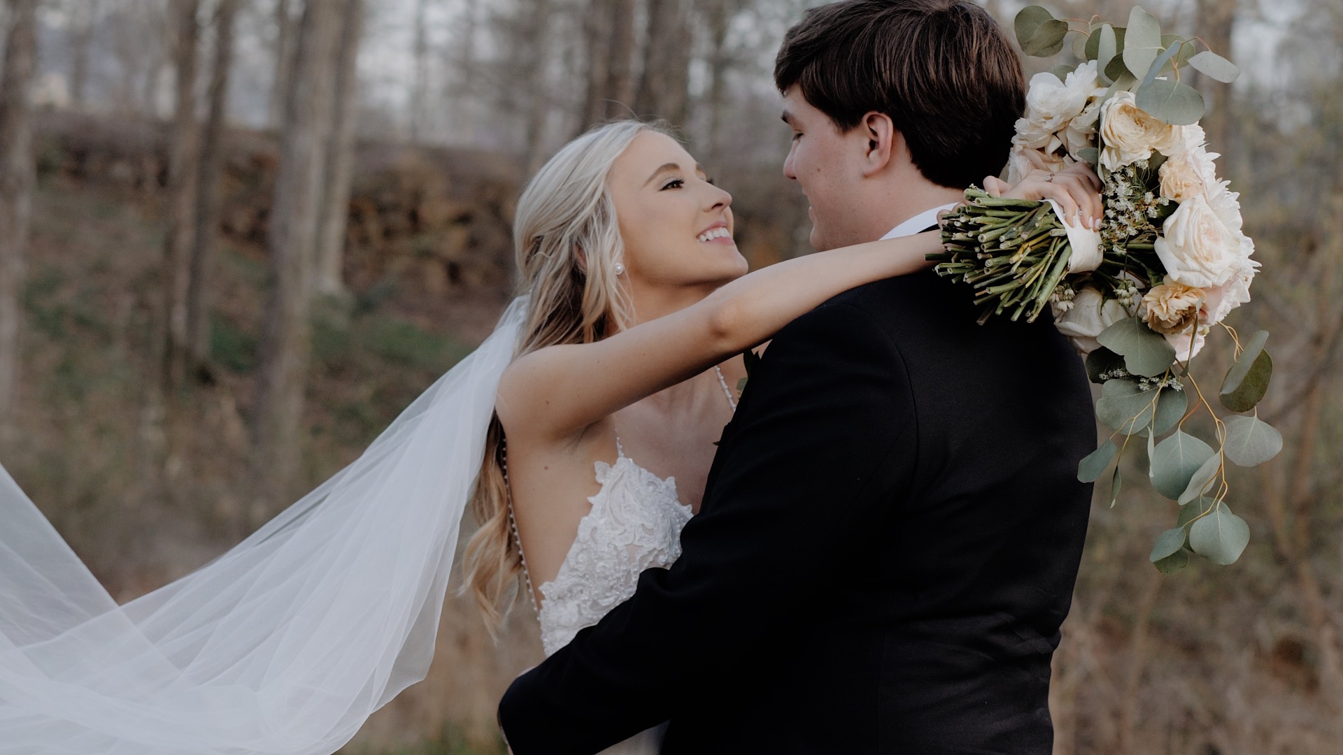 auburn wedding couple