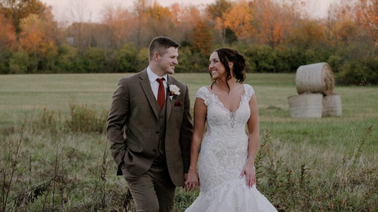 Hunter & Allie’s Fall Wedding at Rolling Meadows Ranch | Ohio Wedding | Magnolia Tree Media