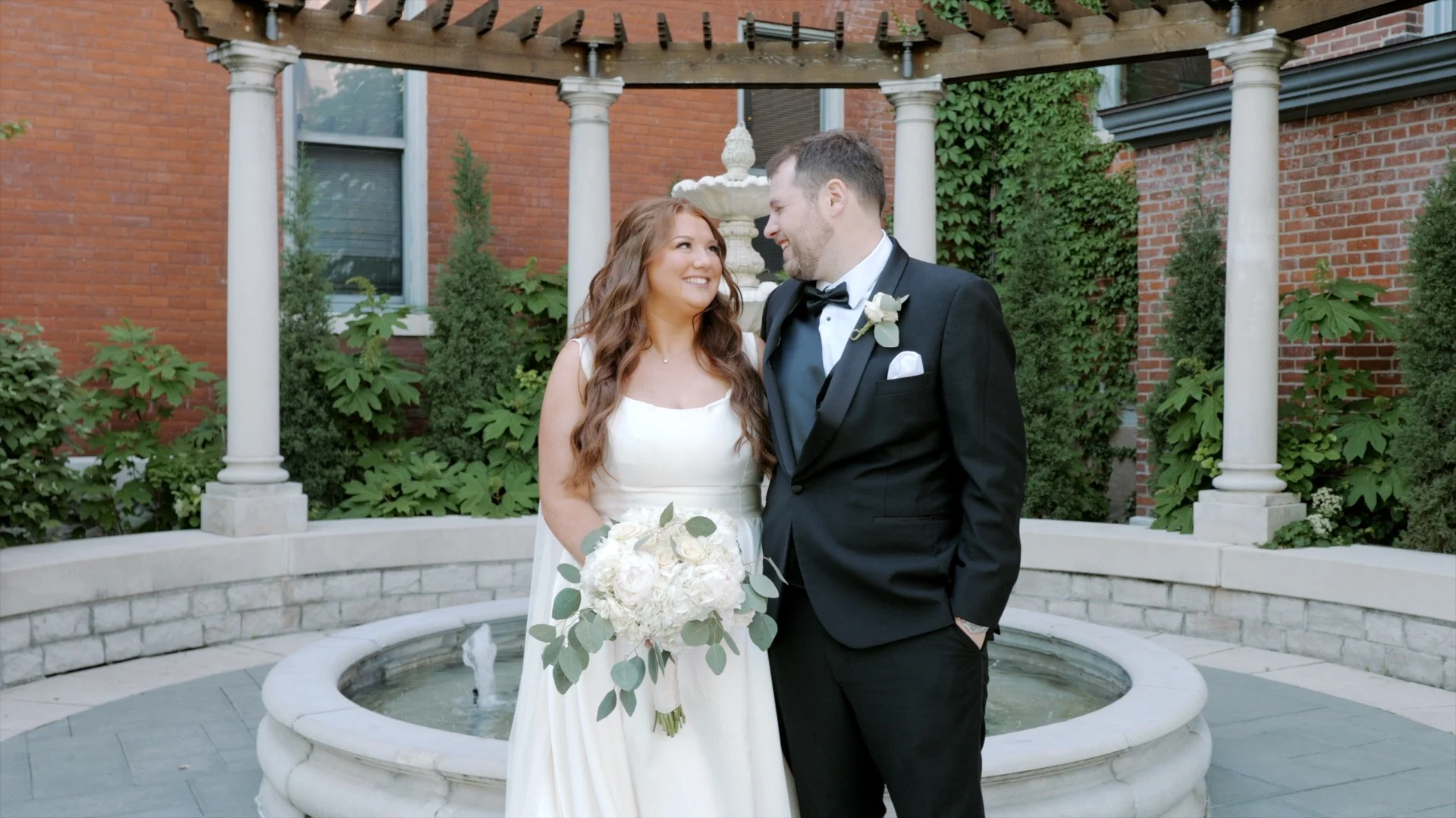 wedding couple monastery event center cincinnati
