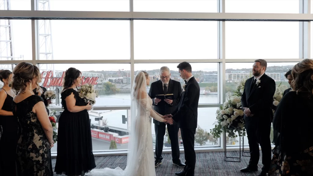 wedding ceremony great american ball park
