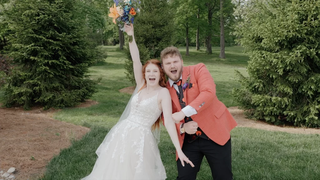 just marred ohio wedding videographer