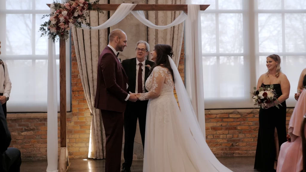wedding ceremony steam plant